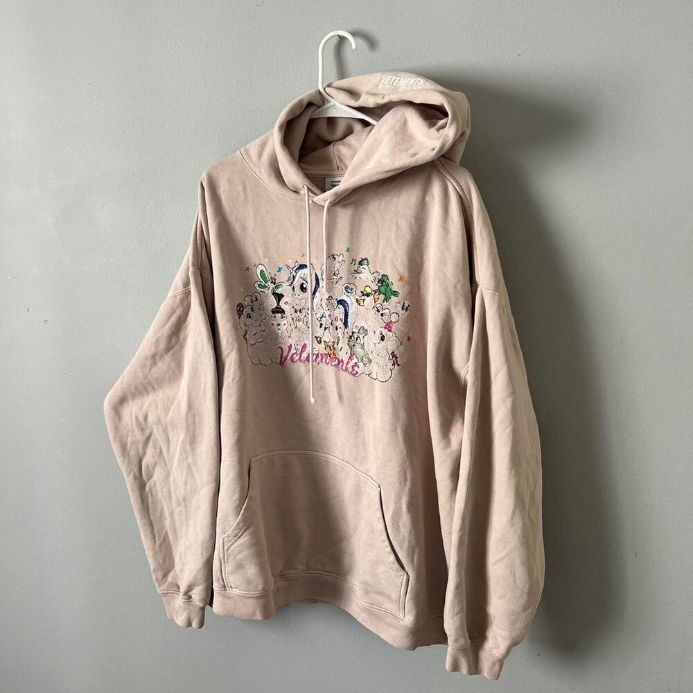 Vetements my little pony oversized hoodie